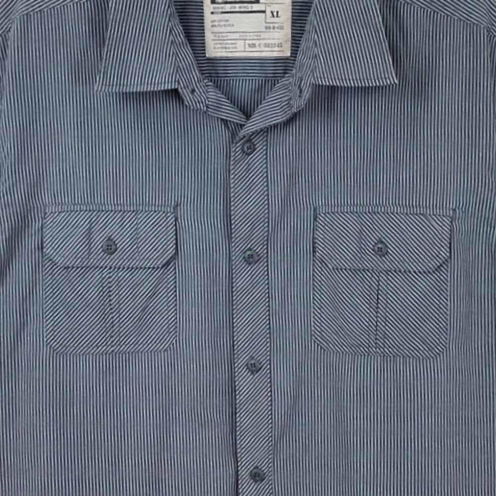 Striped Button Down Shirt - Picture 2 of 5